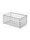 Butlers Dekorativer Korb Metallisch Schwarz 26x17cm