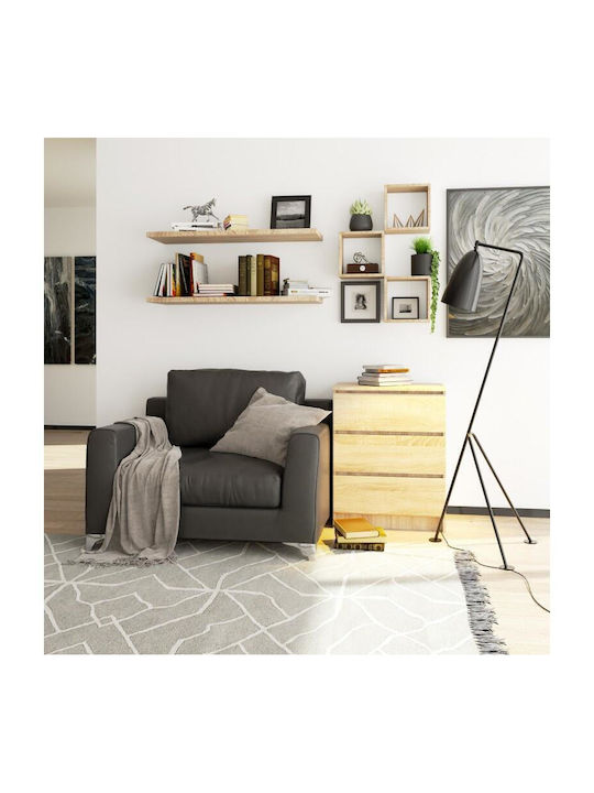 Comoda pentru Dormitor cu 3 sertare Sonoma Oak 60x40x77buc
