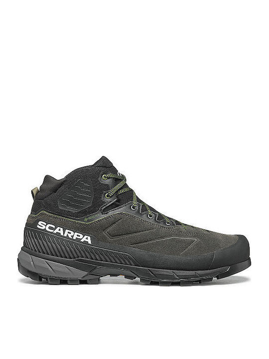 Scarpa Ανδρικά Ορειβατικά Μποτάκια Αδιάβροχα με Μεμβράνη Gore-Tex Γκρι