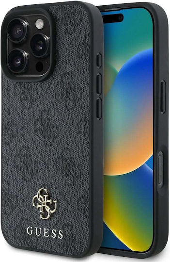 Guess Back Cover Μεταλλικό Γκρι (iPhone 16 Pro)
