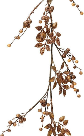 Decorative Christmas Garland Brown Berries Glitter 12x120cm 306.035.0029.08