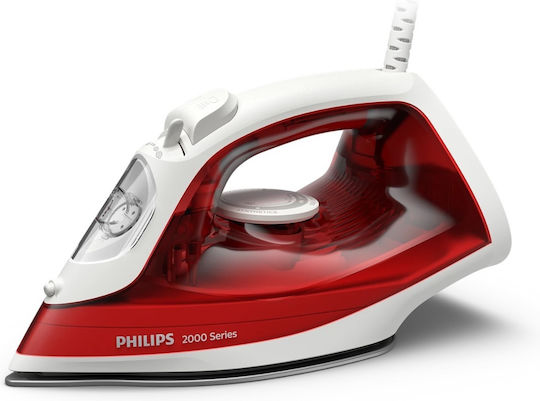 Philips Series 2000 Σίδερο Ατμού 2000W με Αντικολλητική Πλάκα και Συνεχόμενη Παροχή Ατμού 25gr/min