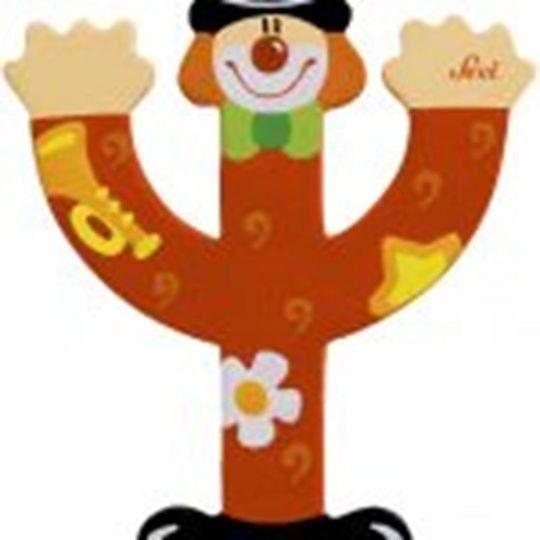 Sevi Sevi Wooden Decorative Letter Clown P