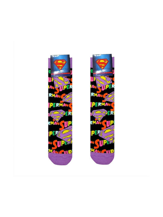 Disney SUPERMAN Women's Socks Purple