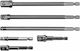 Yato Hex Adapter Set 6 Pieces 1/4" 3/8" 1/2"