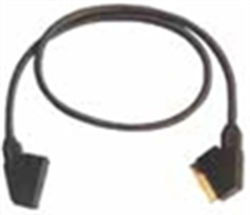 Tele Καλώδιο Scart male - Scart male 3m Μαύρο CR-333