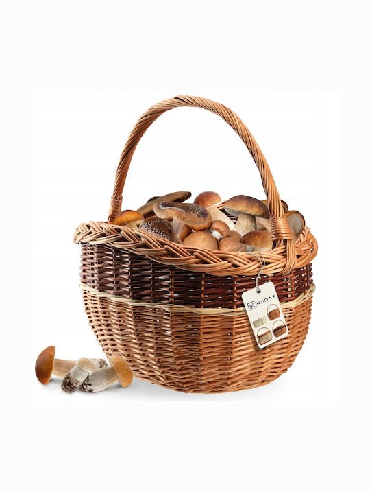 Decorative Basket Wicker Beige Kadax