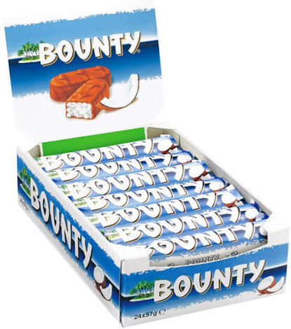 Bounty Σοκολάτα Γάλακτος Ινδοκάρυδο 24x57gr 1-50795