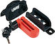 Moto Discovery Motorcycle Disc Brake Lock with 10mm Pin in Red