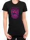 Women's T-shirt Japan Anime Manga Pokemon Arbok Black