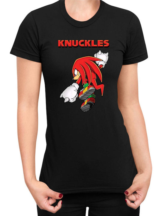 Damen T-Shirt Sonic Hedgehog Tralala Knuckles 0...