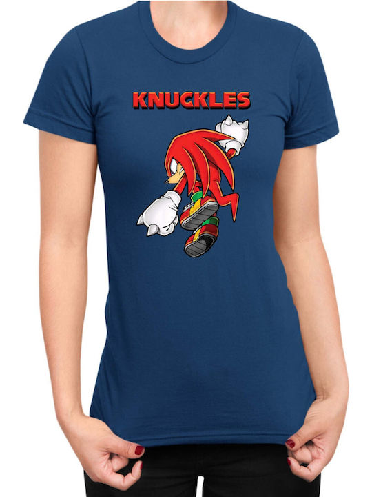 Damen T-Shirt Sonic Hedgehog Tralala Knuckles 0...