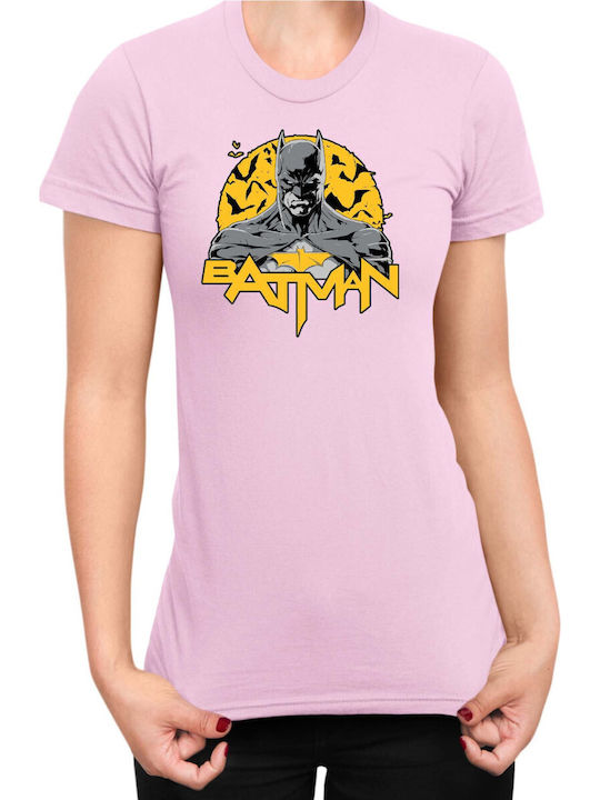 Дамска тениска Tralala Batman Moon светло розова