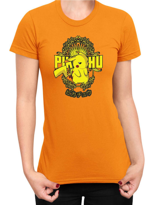 Women's T-shirt Japan Anime Manga Pokemon Pikac...
