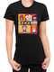 Tricou negru pentru femei Super Mario Nintendo Super Mario Bros