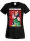 Tricou pentru femei Anime Manga Tralala Super Mario Bros Negru