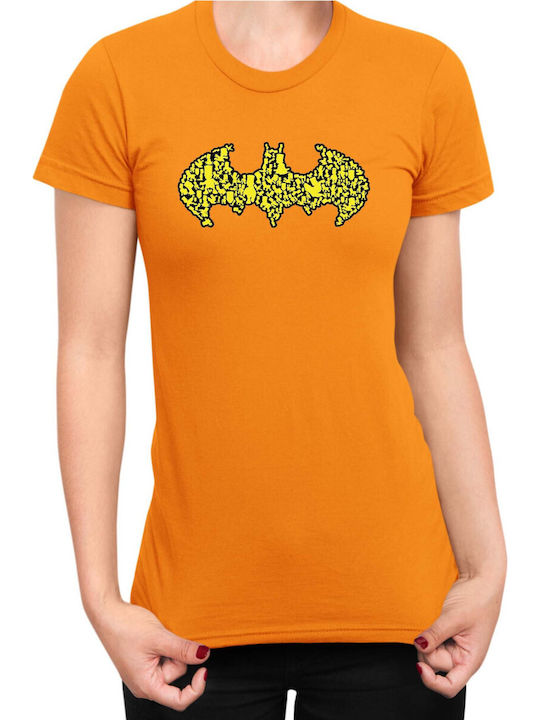 Women's Logo T-shirt Tralala Batman Orange