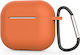 Techsuit Case Silicone in Orange color for Apple AirPods 4