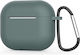 Techsuit Hülle Silikon mit Haken in Türkis Farbe für Apple AirPods 4