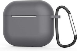 Techsuit Калъф с кука в Сив цвят за Apple AirPods 4