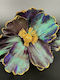 Christmas Magnolia Branch Blue Gold Glitter 29cm