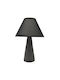 Ankor Ceramic Table Lamp for Socket E14 with Black Shade and Base