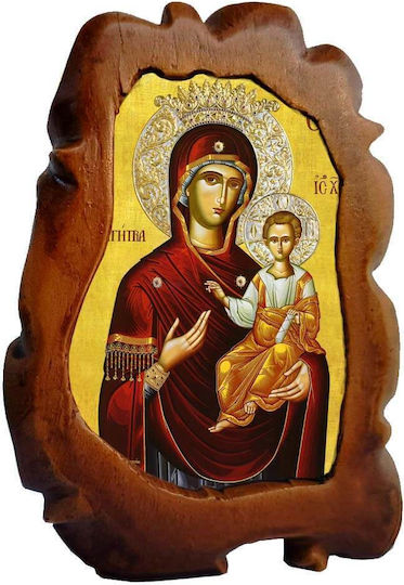 Our Lady of the Guide Tabletop Ceramic Icon 12cm x 9cm