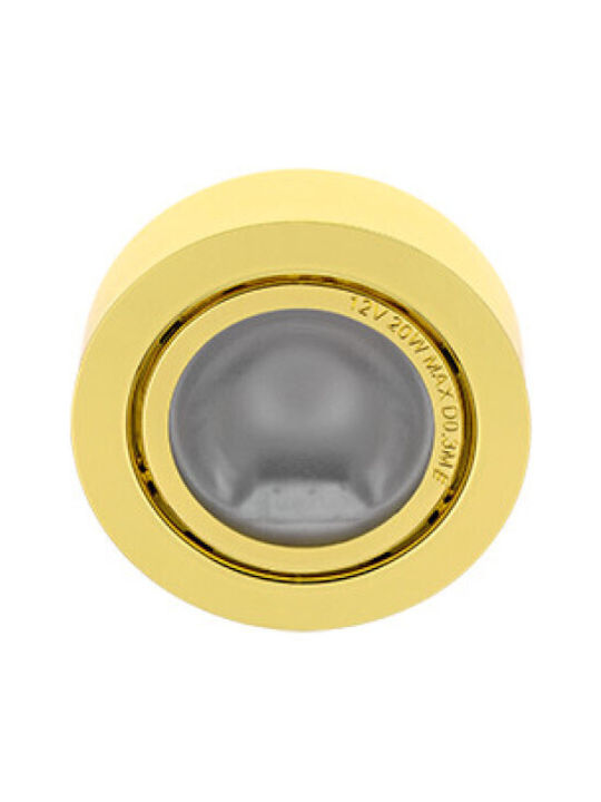 Elmark Einzel Spot mit Fassung G4 in Gold Farbe