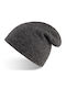 Beanie Ανδρικός Σκούφος Πλεκτός σε Γκρι χρώμα