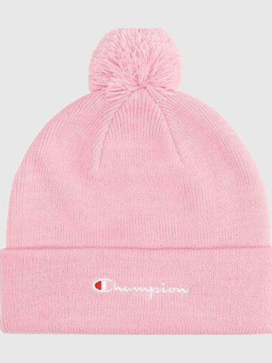 Beanie Ανδρικός Σκούφος Πλεκτός σε Ροζ χρώμα