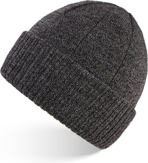 Beanie Masculin Căciulă Tricotat în culoarea Gri