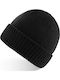 Beanie Ανδρικός Σκούφος Πλεκτός σε Μαύρο χρώμα