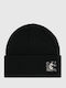 Beanie Masculin Căciulă Tricotat în culoarea Negru