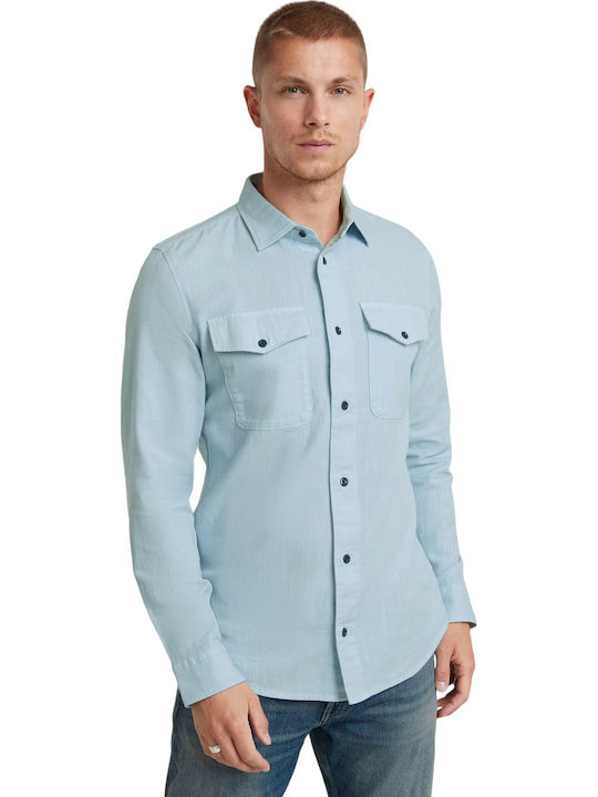 G-Star Raw Marine Cu mânecă lungă Cămașă în Lin...