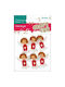 Craft with Fun Set Weihnachtliche Tischdekorationen 6Stück
