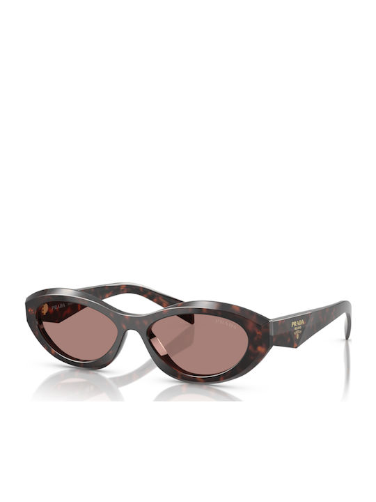 Prada Damen Sonnenbrille mit Braun Kunststoff G...