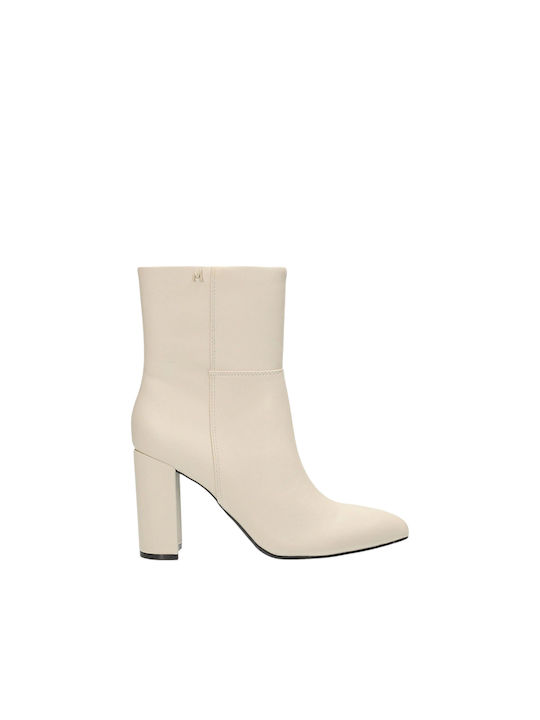 Mexx Women's Ankle Boots with High Heel White