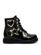 Betti Stivale Kids Boots with Zipper Black