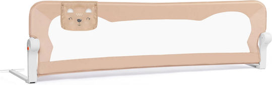 Ricokids Bară de protecție pentru pat din Metal în Culoare Bej 150x35x42εκ. 1buc