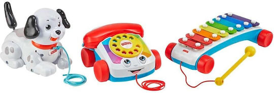 Mattel Babyspielzeug Classic Pull Toys Set für 12++ Monate
