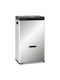 HomCom Waste Bin Waste made of Stainless Steel with Pedal Silver 56lt 1pcs