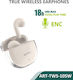 SiiPro TWS-105W In-ear Bluetooth Handsfree Earphones with Charging Case Beige