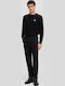 Pantaloni de trening cu Elastic Negru