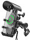Motorcycle Atv Scooter Phone Holder Anti-vibration System Wireless Charging Usb Type-c Ports Handlebar Mirror Mount