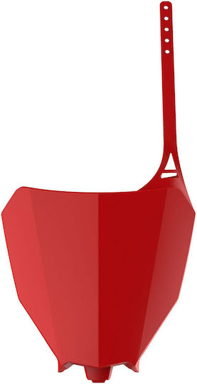 Polisport Number Plate Plastic 8667200001 450 R 17-19 Rx 17-18 Honda Crf 250 18-19 19 Red Piece