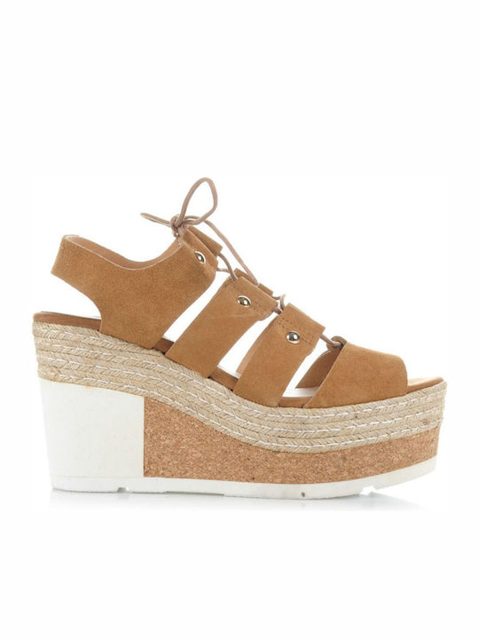Kanna Damenplattformen Beige