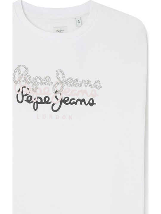 Pepe Jeans Kids Sweatshirt White TINSLEY