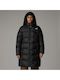 Saikuru Jacket Women's Long Puffer Jacket for Winter Black