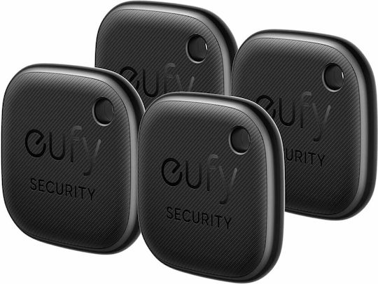 Eufy SmartTrack Link Apple Find My Μαύρο 4τμχ με Εντοπισμό Smartphone