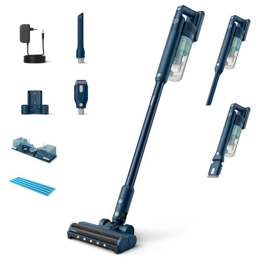 Philips Rechargeable 2 in 1 Stick & Handheld Vacuum 25.3V Turquoise XC5041/01